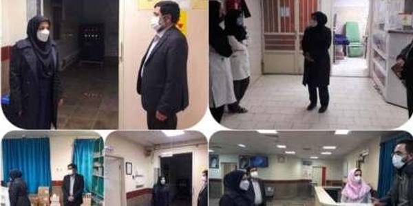 بازدید شبانه فرماندار از بیمارستان مهر خنداب