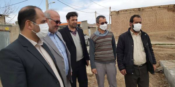 پیگیری آخرین روند پروژه های در دست اجرا در سطح روستاهای تابعه شهرستان آشتیان