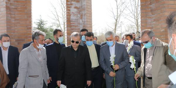 حضور وزیر ورزش وجوانان کشور در شهر آستانه و ادای احترام به مقام شامخ شهدا