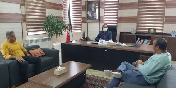دیدار سرمایه گذار داخلی با فراهانی سرپرست فرمانداری شهرستان آشتیان