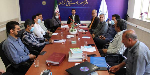 جلسه بررسی برنامه های دفتر امور روستایی و شوراها برگزار گردید.
