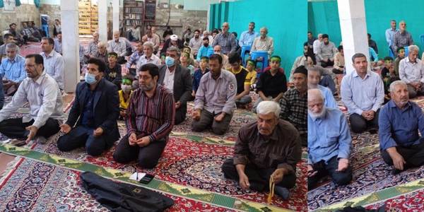 نماز عبادی و سیاسی جمعه شهر جاورسیان