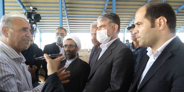 بازدید دکتر ساداتی نژاد وزیر جهاد کشاورزی از مجتمع در حال ساخت درنا مورخ 1401-04-31