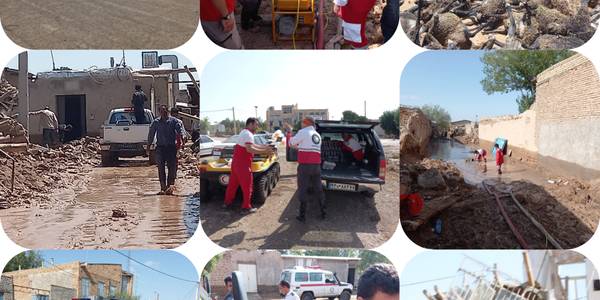 🔴خسارت ناشی از وقوع سیل در روستای آهنگران فراهان و خدمات رسانی دستگاه های مربوطه