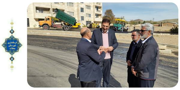 عملیات تکمیل پروژه آسفالت مسکن مهر آغاز شد