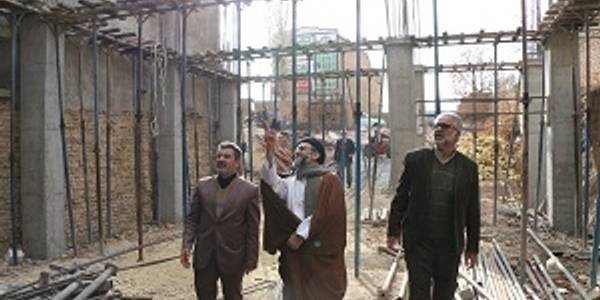 بازدید فرماندار شهرستان شازند از پروژه درحال احداث ساختمان مصلی شهر شازند