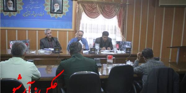 جلسه فوق العاده ستاد مدیریت بحران شهرستان خمین برگزار شد