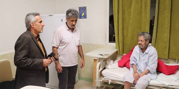 حضور تیم بازرسی دفتر در بیمارستان حضرت فاطمه شهرستان ساوه