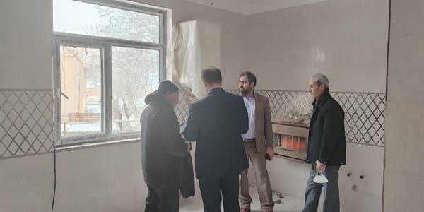 بازدید آقازیارتی؛ فرماندار شهرستان فراهان از مراحل ساخت پایگاه اورژانس شهرتلخاب