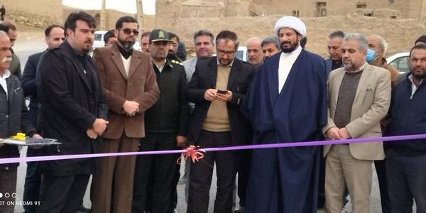 افتتاح پروژه زیرسازی و آسفالت روستای حسین آباد بمناسب دهه مبارک فجر