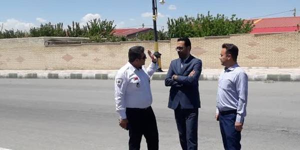 بازدید میدانی از روند احداث پایگاه اورژانس و پد بالگرد شهر جدید امیرکبیر