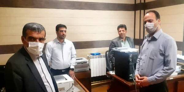 دیدار فرماندار با مدیرکل غله و خدمات بازرگانی استان مرکزی