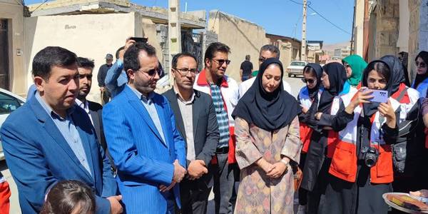 افتتاح خانه هلال روستای شهراب