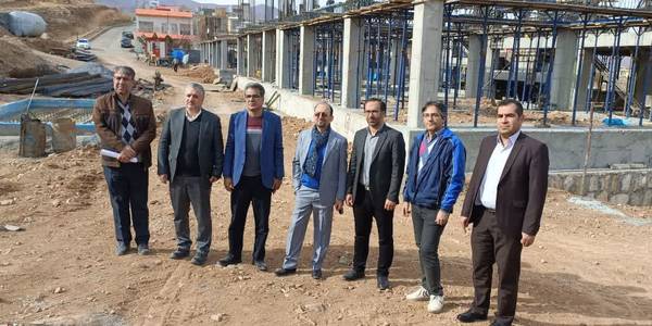 بازدید اتابکی فرماندار شهرستان از پروژه اقدام ملی مسکن