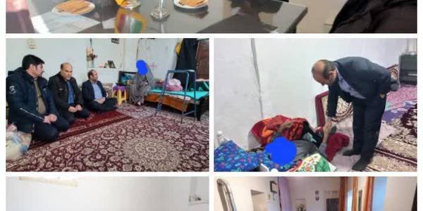 میز خدمت کمیته امداد امام خمینی شهرستان فراهان در شهر خنجین