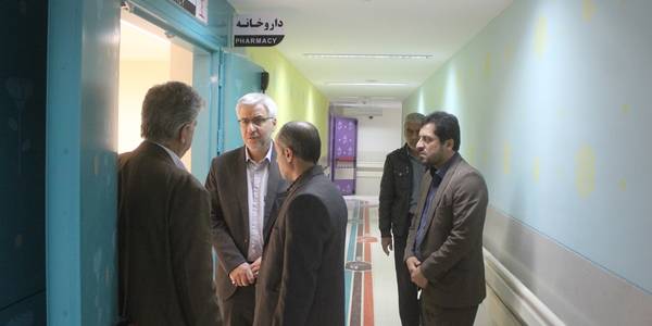 فرماندار از بیمارستان فاطمه الزهرا (س) شهرستان خمین بازدید کرد